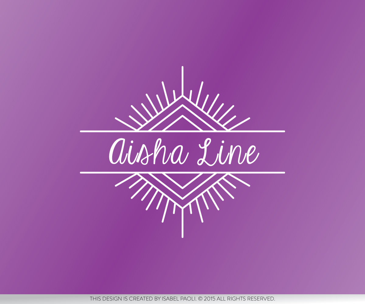 Diseño de Logo por isabel paoli para Aisha Line | Diseño #6663174