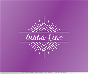 Logo Design by isabel paoli for Aisha Line | Design: #6663174