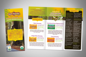 3 -fold flyer about Sue's Organics | Diseño de Flyer por Victor_pro
