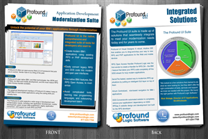 Print Design by ESolz Technologies for Profound Logic Software | Design #1780674