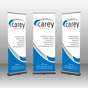 Free-Standing Banner Design for Accounting and Financial Services Firm | Schilder-Design von Mon01