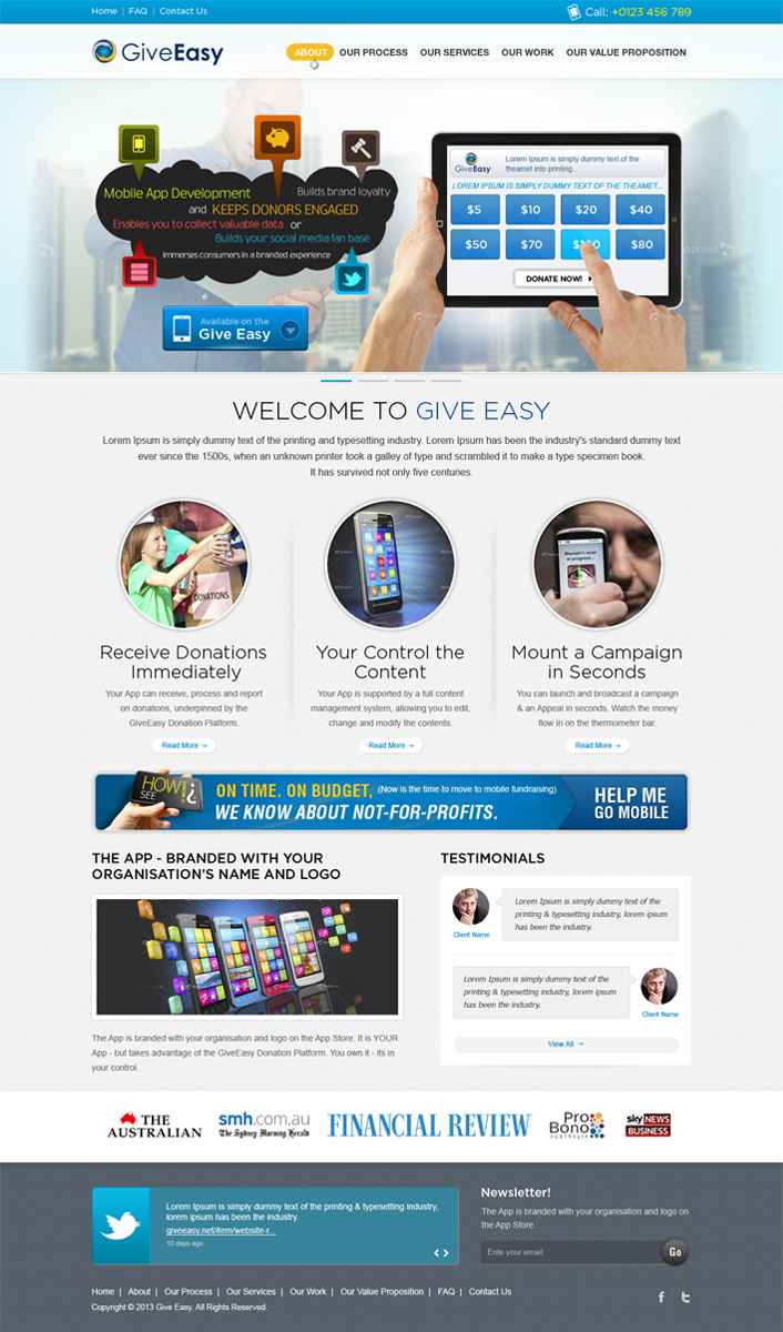 Web-Design von Mayank Patel für dieses Projekt | Design #1751592