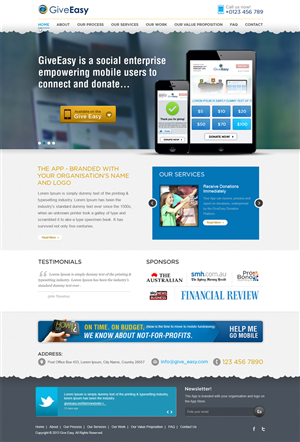 Diseño Web por Mayank Patel para este proyecto | Diseño #1751594