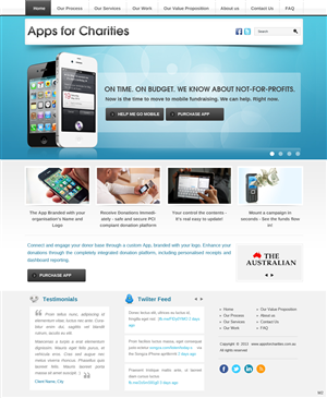 Web Design by pb for this project | Design: #1734003