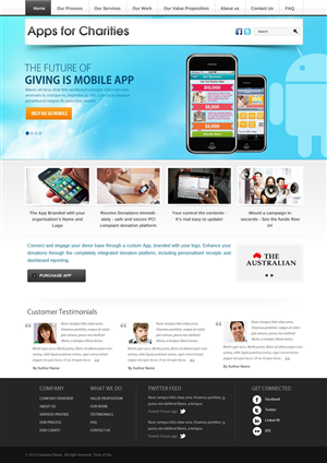 Web Design by pb for this project | Design: #1748287