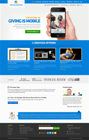Web Design by the-lion-king for this project | Design: #1746023