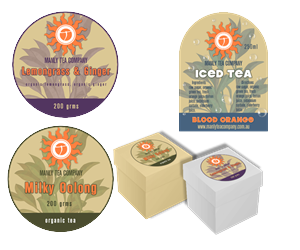 Packaging Design by Cari Lopez for Manly Tea Company | Design: #1806423