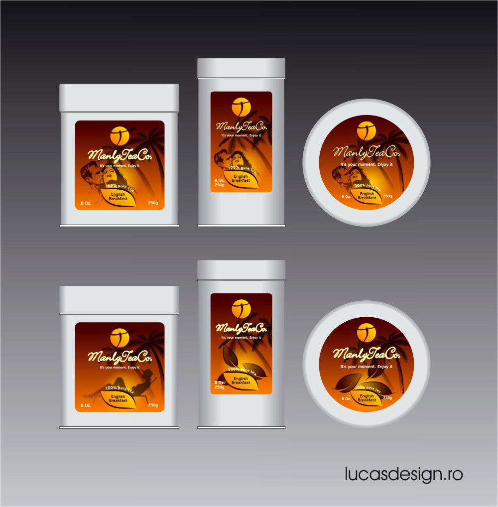 Packaging Design by lucasdesign for Manly Tea Company | Design #1860189