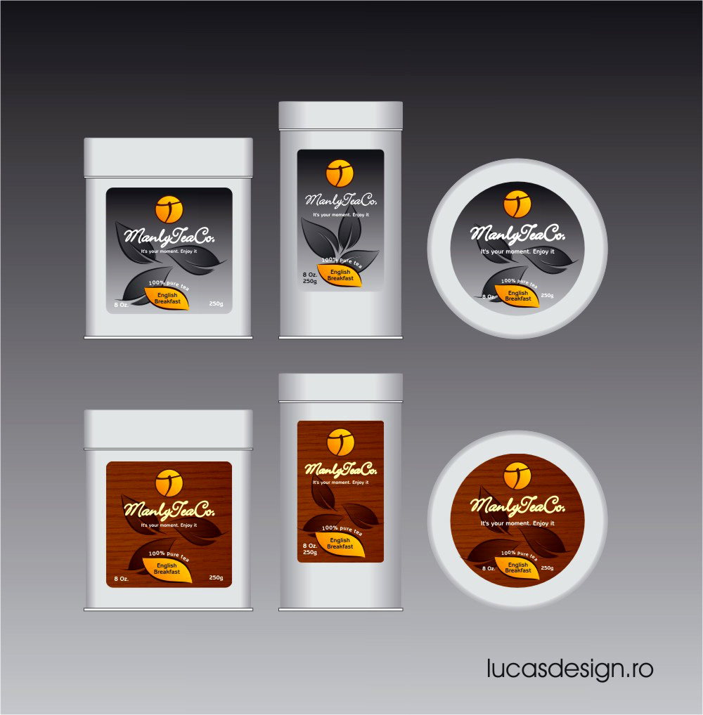 Diseño de Empaque por lucasdesign para Manly Tea Company | Diseño #1860193