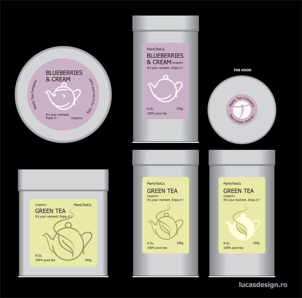 Packaging Design by lucasdesign for Manly Tea Company | Design #1922402