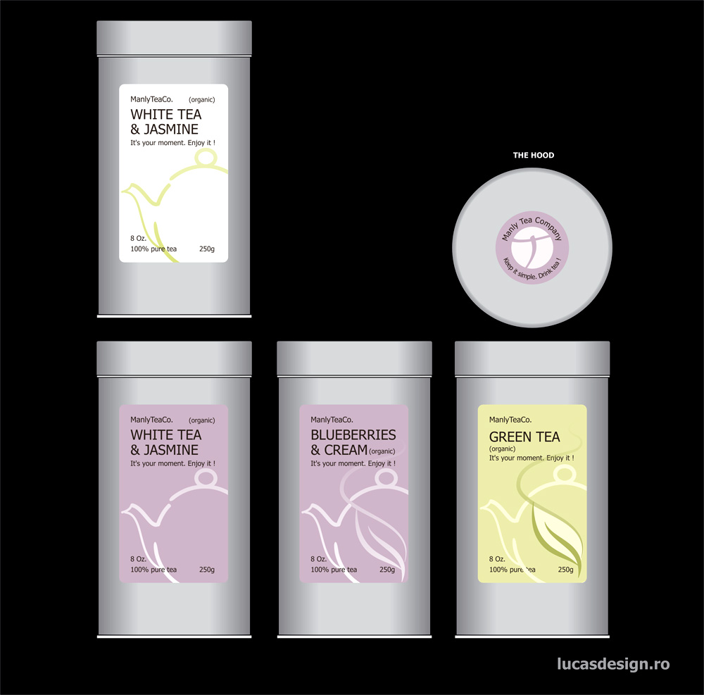 Packaging Design by lucasdesign for Manly Tea Company | Design #1922469