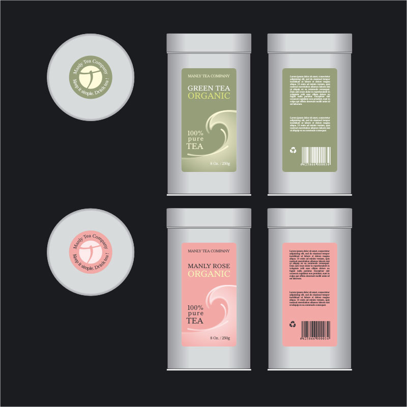 Packaging Design by lucasdesign for Manly Tea Company | Design #1994780