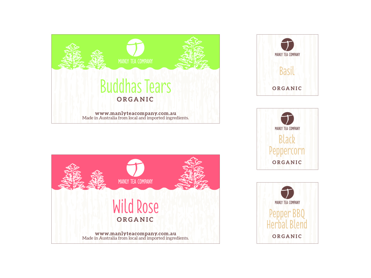 Packaging Design by Nina for Manly Tea Company | Design #1817268