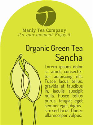 Diseño de Empaque por NóraBékés para Manly Tea Company | Diseño: #1868411