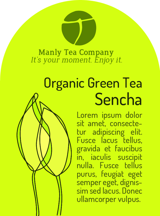 Diseño de Empaque por NóraBékés para Manly Tea Company | Diseño #1882046