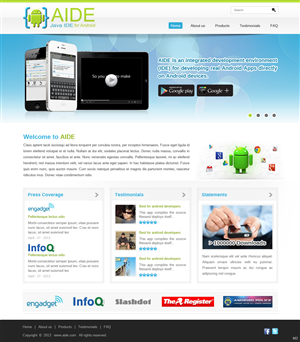Web Design by pb for this project | Design: #1737185