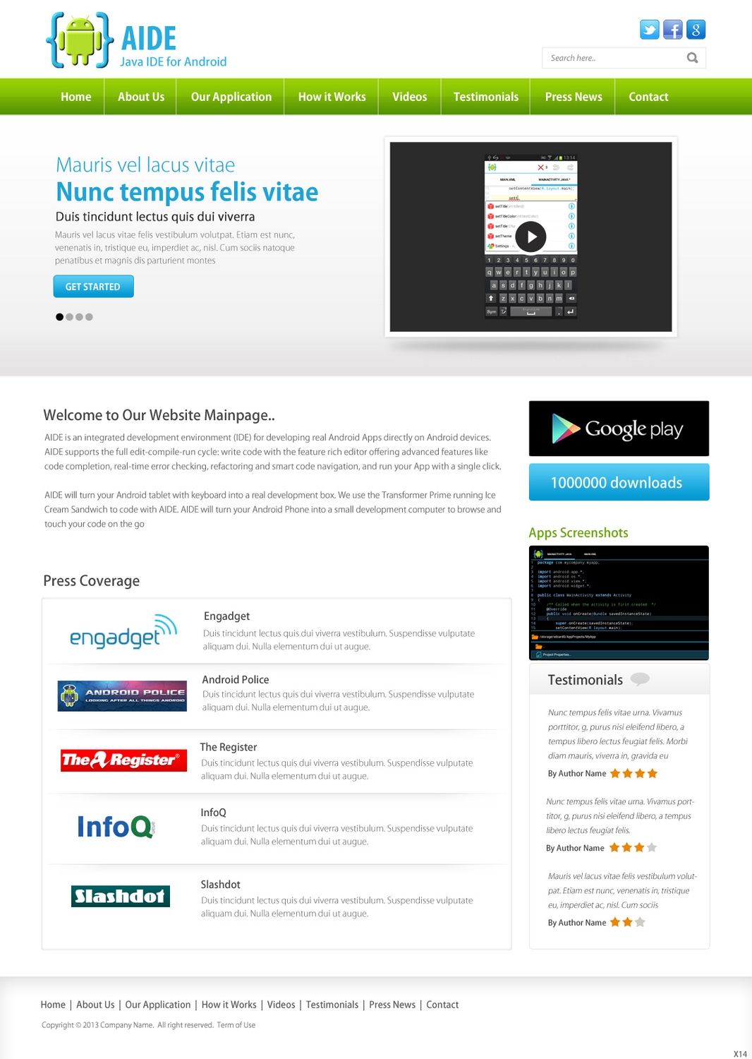 Web Design by pb for this project | Design #1738534