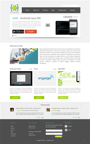Web Design by pb for this project | Design: #1745666