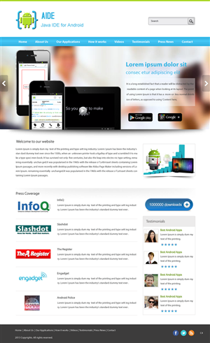 Web Design by pb for this project | Design: #1748255