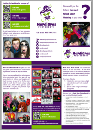 Design de Flyer par mcky//design pour Mardi Gras Photo Booth | Design #6702622