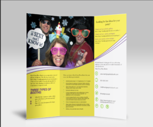 Design de Flyer par rachelhuang pour Mardi Gras Photo Booth | Design : #6717815