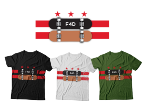 Washington DC Skateboard Design Tee