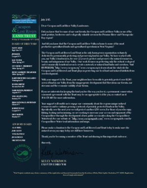 Invitation Design by kash zahara for Cacapon & Lost Rivers Land Trust, Inc. | Design: #6698243