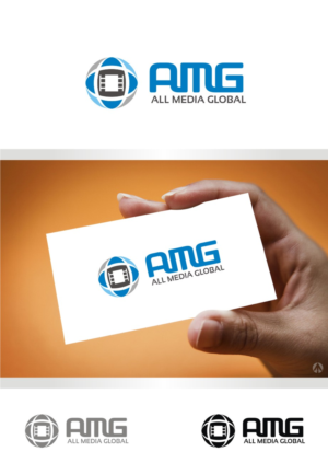 Logo Design by MBARO for All Media Global | Design #6707693