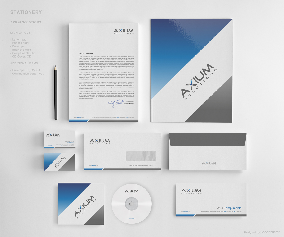 Stationery Design by logodentity for this project | Design #1739460