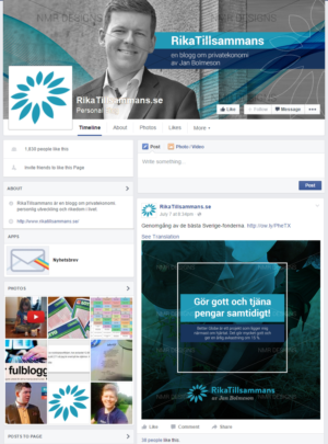 Facebook Design by Nic M Rayce for Bolmeson Holding AB | Design: #6733151