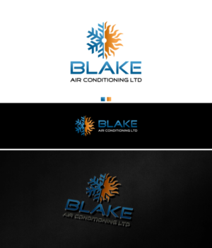 Logo Design by Lovepreet Graphic Designer for Blake Air Conditioning Ltd. | Design #6686103