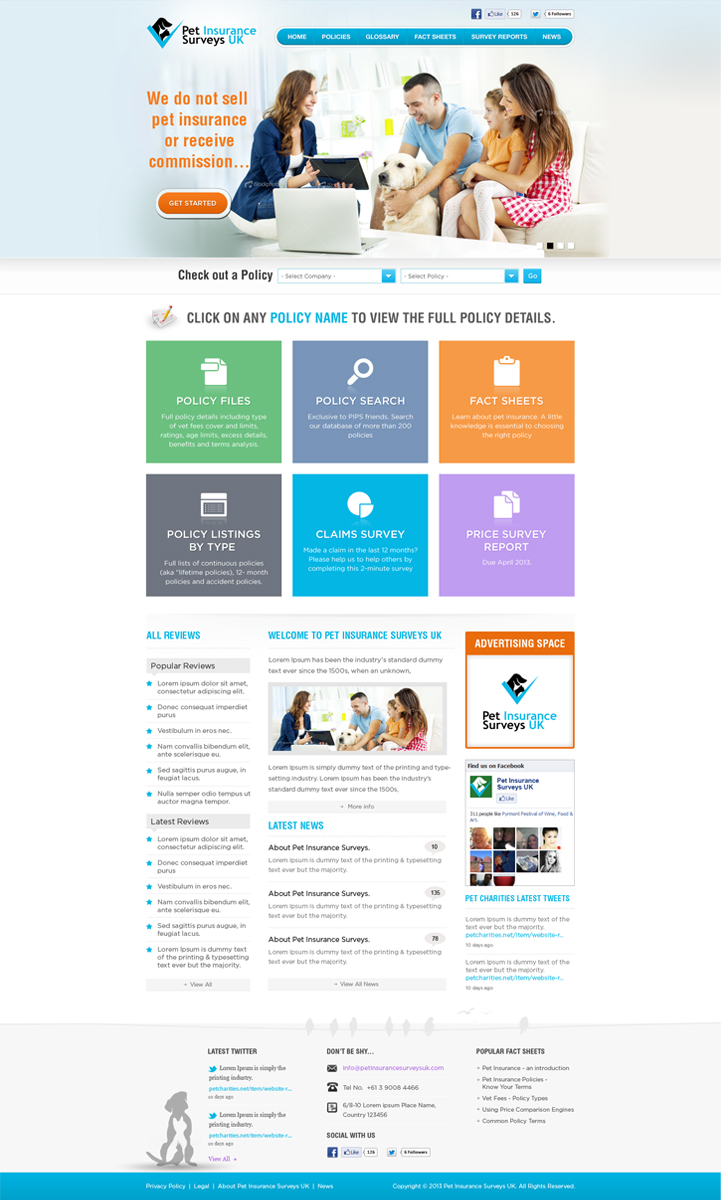 Web-Design von Mayank Patel für Pet Insurance Surveys | Design #1742804