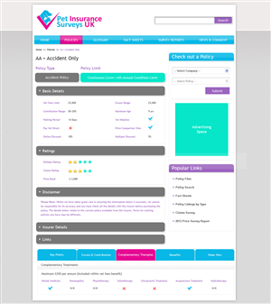 Web-Design von Jagannath für Pet Insurance Surveys | Design: #1792819