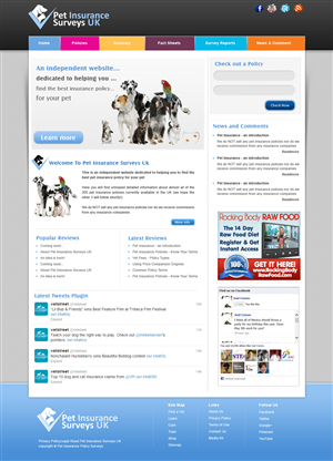 Web-Design von webxvision für Pet Insurance Surveys | Design: #1747250
