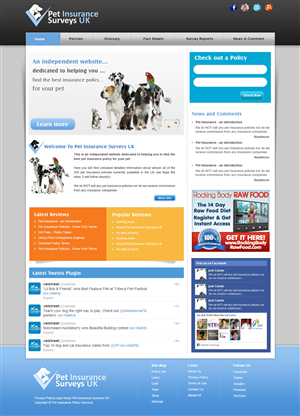 Web-Design von webxvision für Pet Insurance Surveys | Design: #1755855