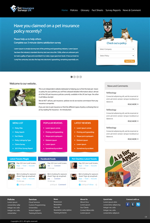 Web-Design von pb für Pet Insurance Surveys | Design: #1745359