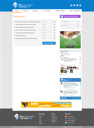 Colourful Bold Design for Pet Insurance Website | Web Design by Creative X Designs
