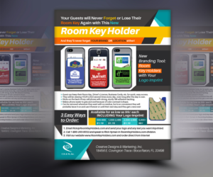 Room Key Wallet Flyer Design | Flyer-Design von Intro Base