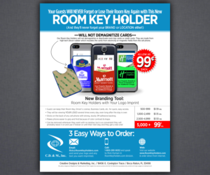Room Key Wallet Flyer Design | Flyer Design by Brian Ellis