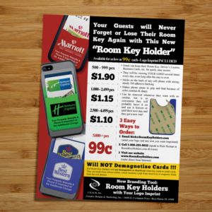 Room Key Wallet Flyer Design | Flyer Design by senja