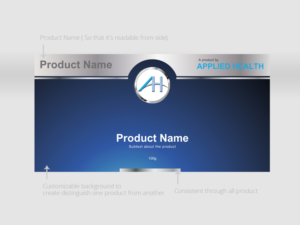 Etikett-Design von Ritesh Singh für Applied Health Solutions | Design: #6784877