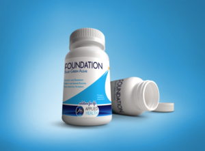 Label Redesign for Bottled Anti-Aging Nutritional Supplements | Design Étiquette par at-as