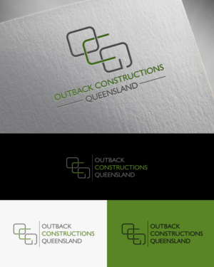 Logo Design by Ethien for Outback Constructions Queensland Pty Ltd | Design: #6721437