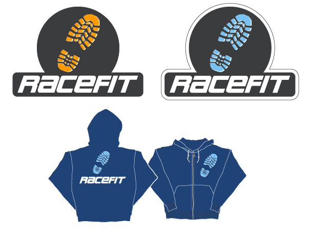 Logo Design by Gill Taylor Design+Management for Racefit | Design #10523