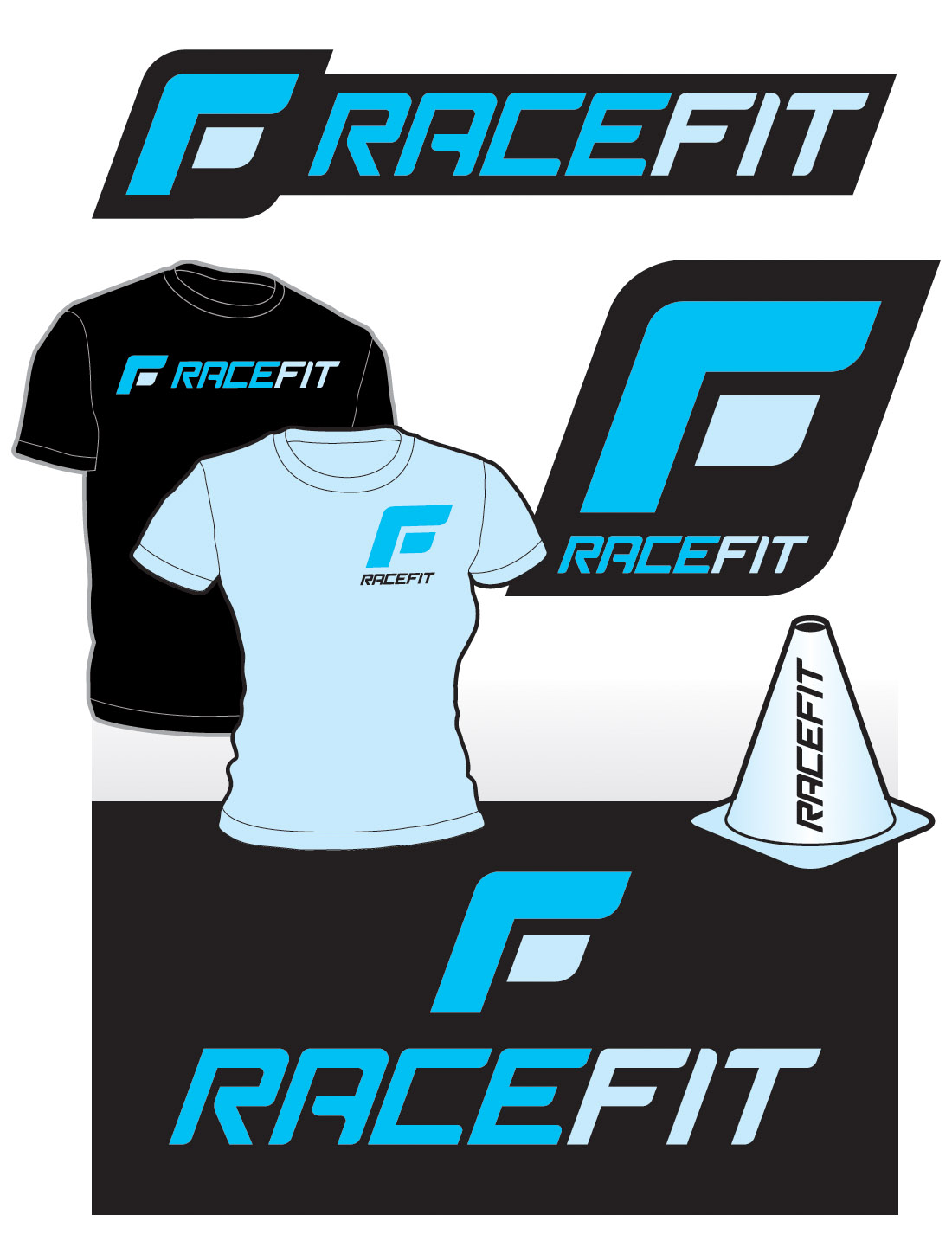 Logo Design by FireSide Design for Racefit | Design #10341
