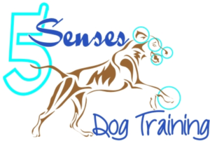 Logo Design by ChrisMoon for Five Senses Dog Training | Design: #6720994