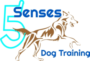 Logo Design by ChrisMoon for Five Senses Dog Training | Design: #6727132