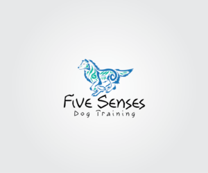 Logo Design by Tilted for Five Senses Dog Training | Design: #6691447