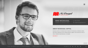 Web Design by pb for McDougal Capital | Design: #6691343