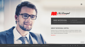 Web Design by pb for McDougal Capital | Design: #6691344